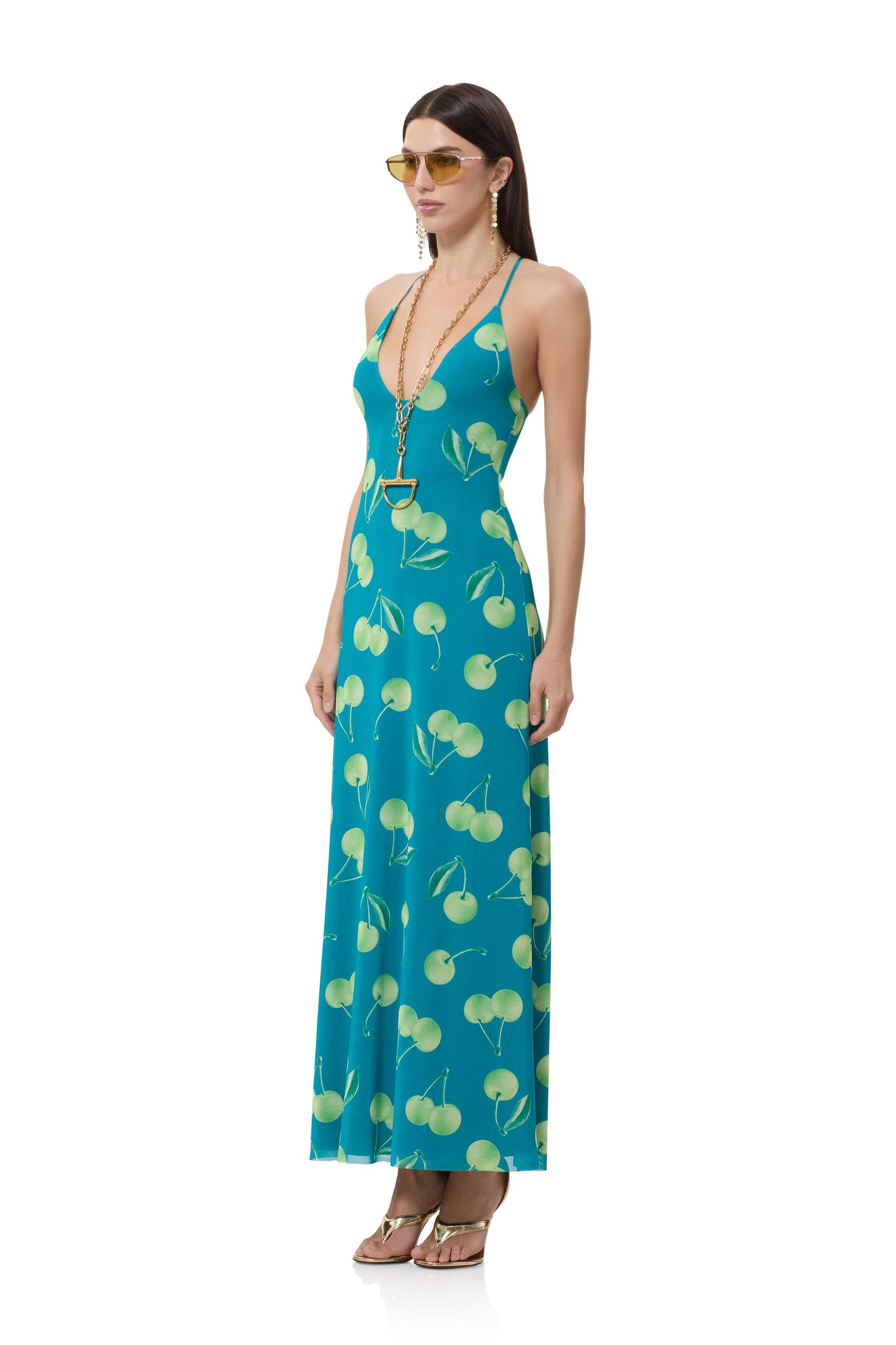 AFRM - Romy Dress - Cherry Teal