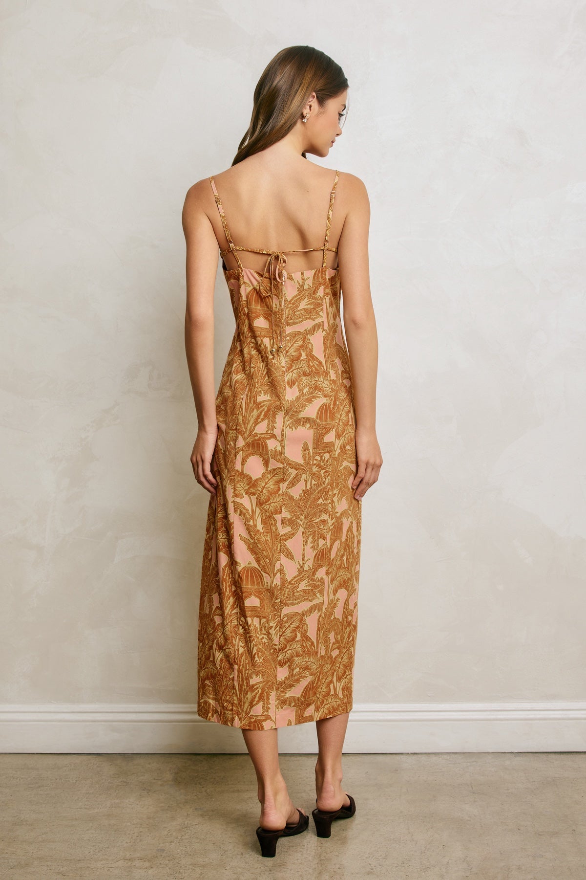 Dress Forum - Golden Apricot Midi Dress