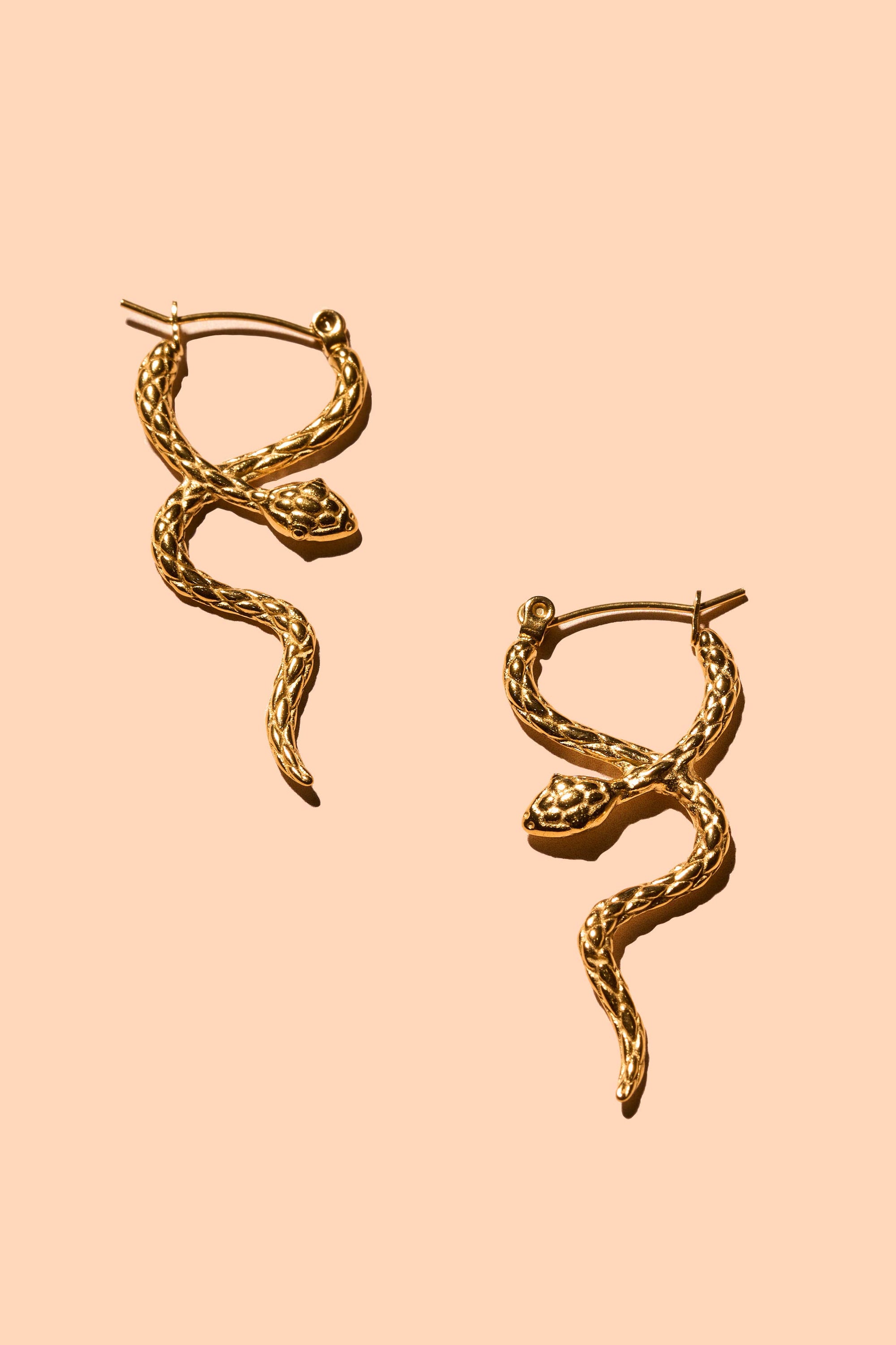 Peter and June - Coil Hoops - 18K Gold Plated