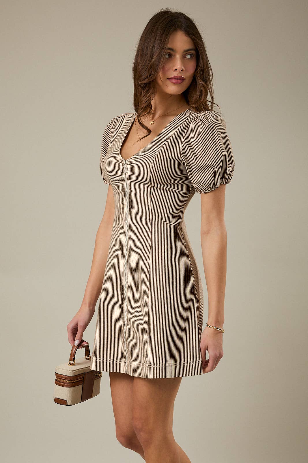 Sunday Edition - Cocoa Stripe Mini