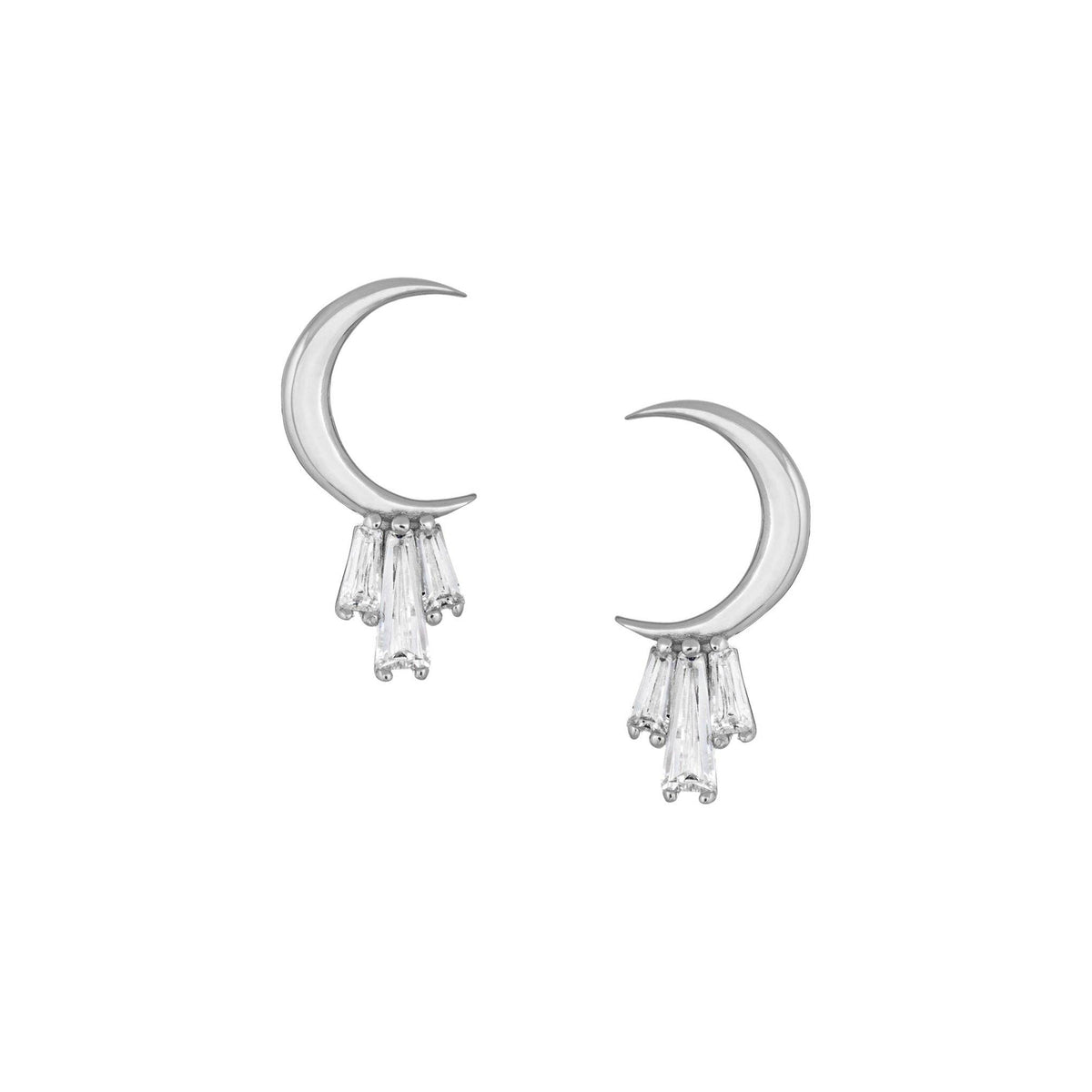 Little Rooms - Crescent Moon Studs