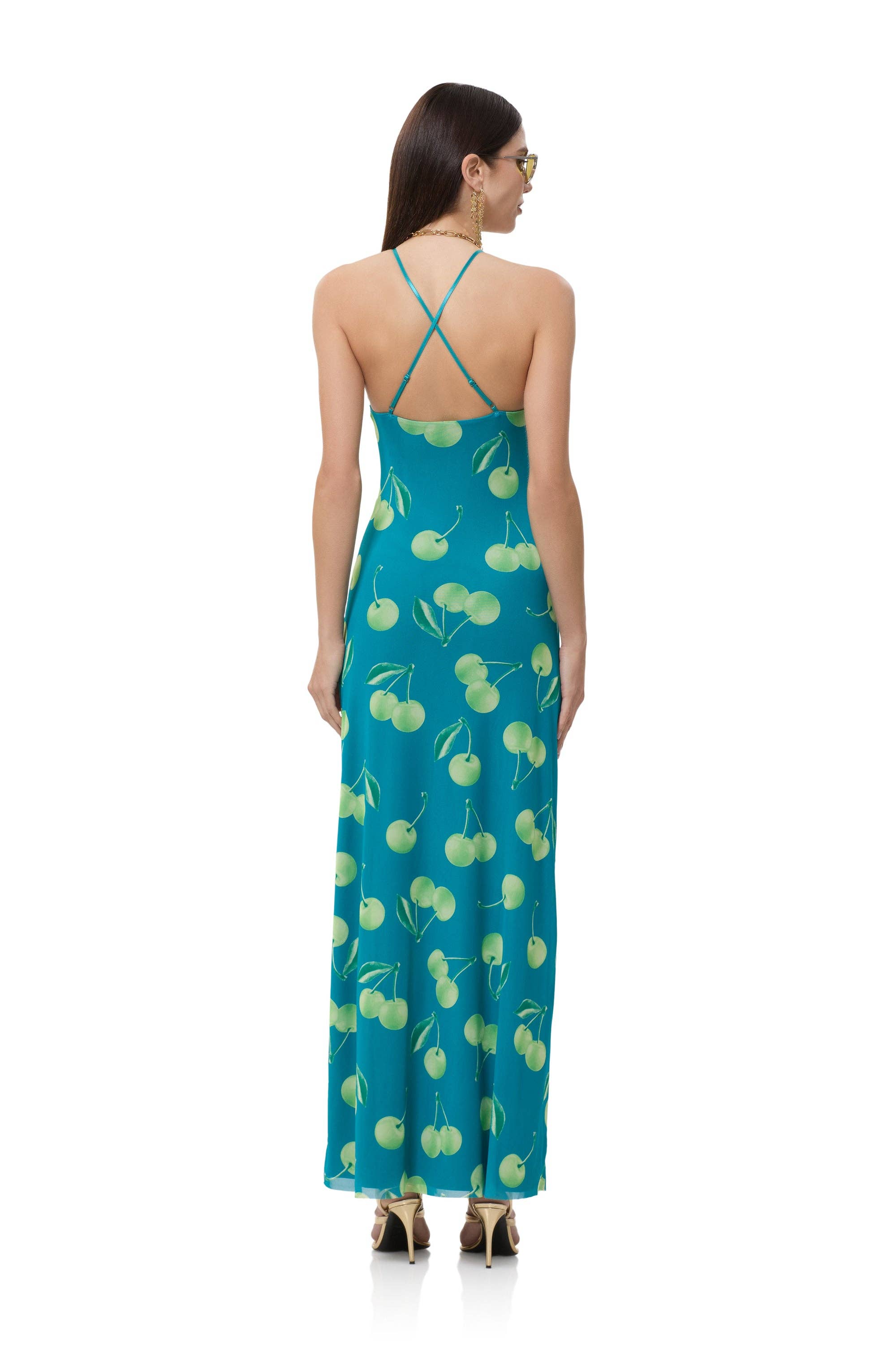 AFRM - Romy Dress - Cherry Teal