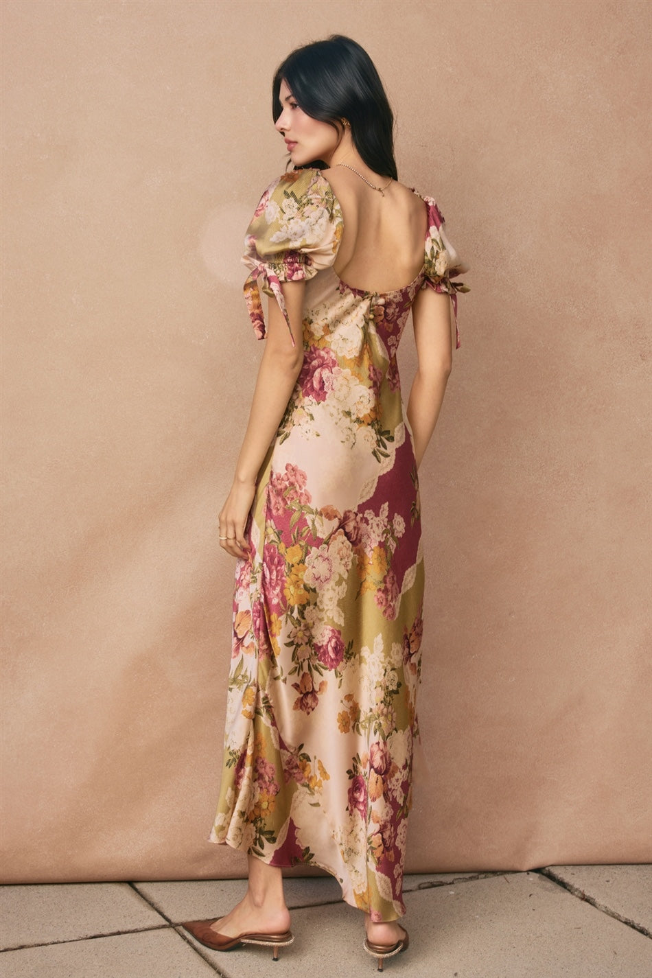 Dress Forum - Meadow Romance Bow Tie Puff Sleeve Dress