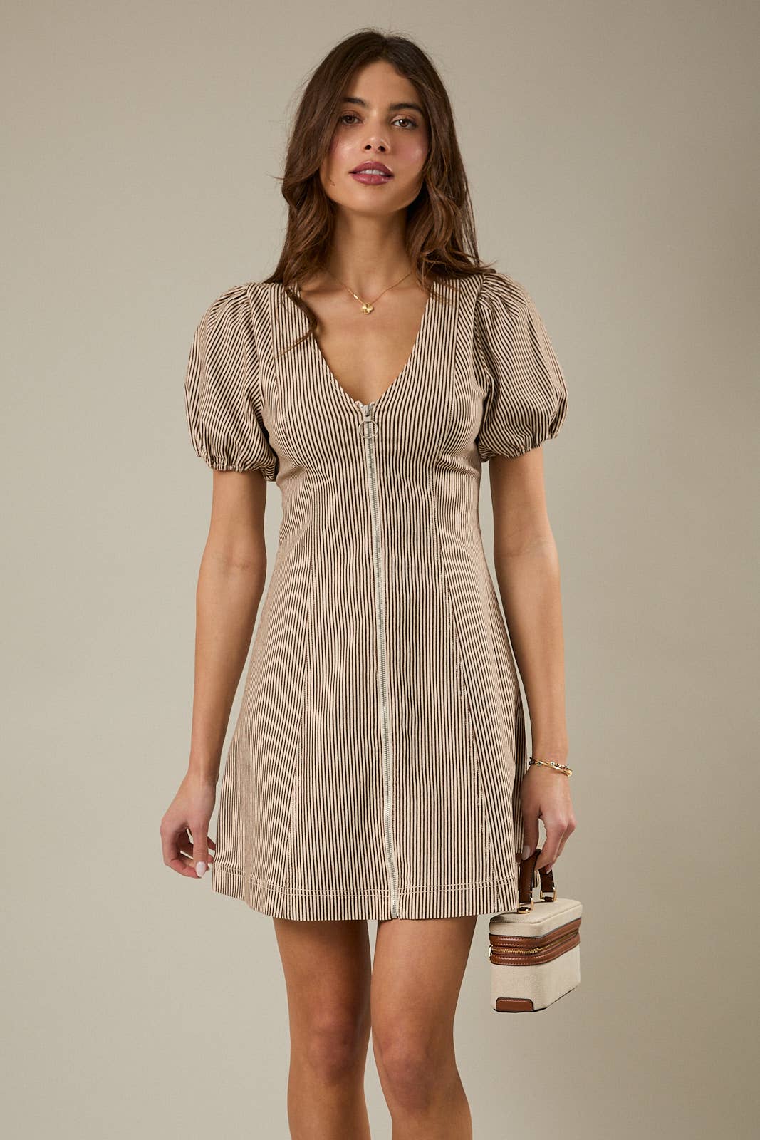 Sunday Edition - Cocoa Stripe Mini