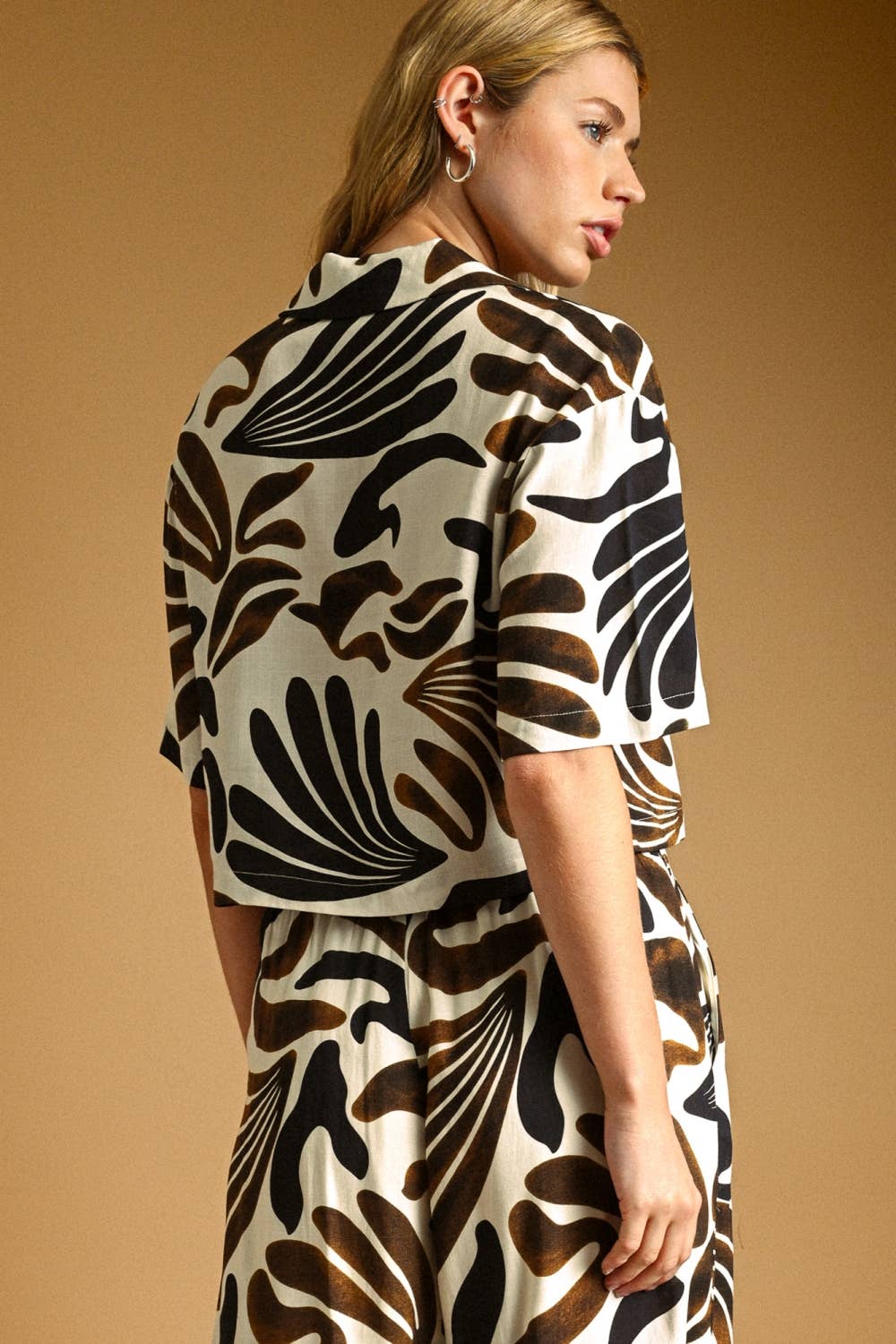 MIOU MUSE -  MULTI COLOR PRINTED BUTTON FRONT SHIRTS