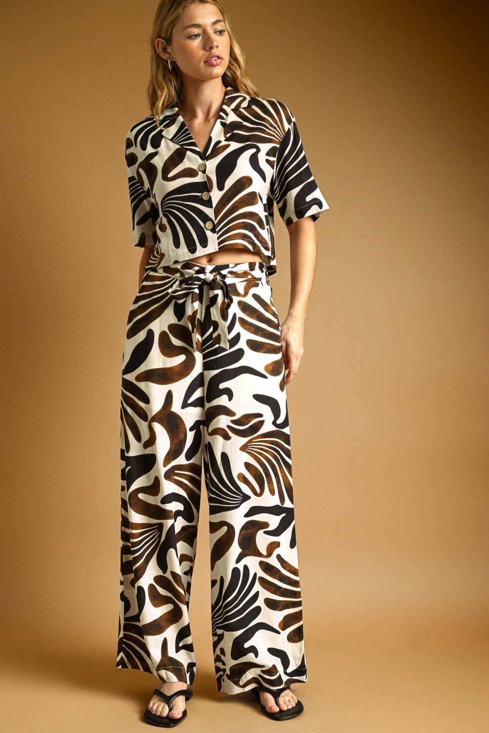 MIOU MUSE -  MULTI COLOR PRINTED BUTTON FRONT SHIRTS