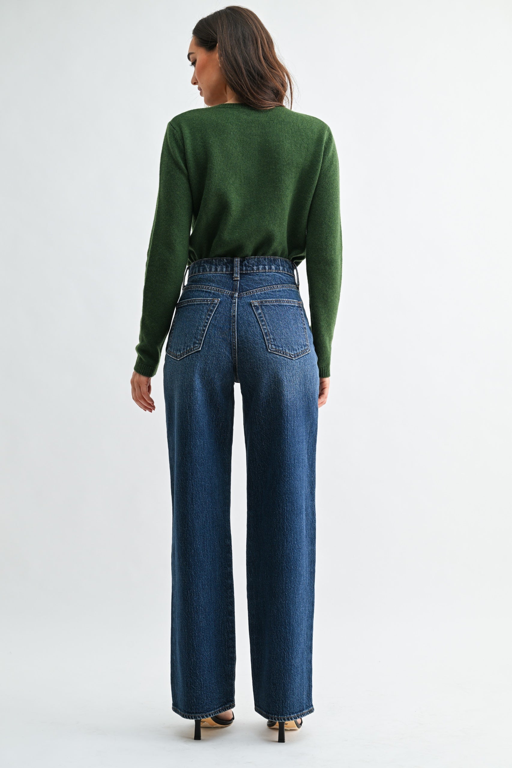 JUST BLACK DENIM - Square Patch Pocket Straight