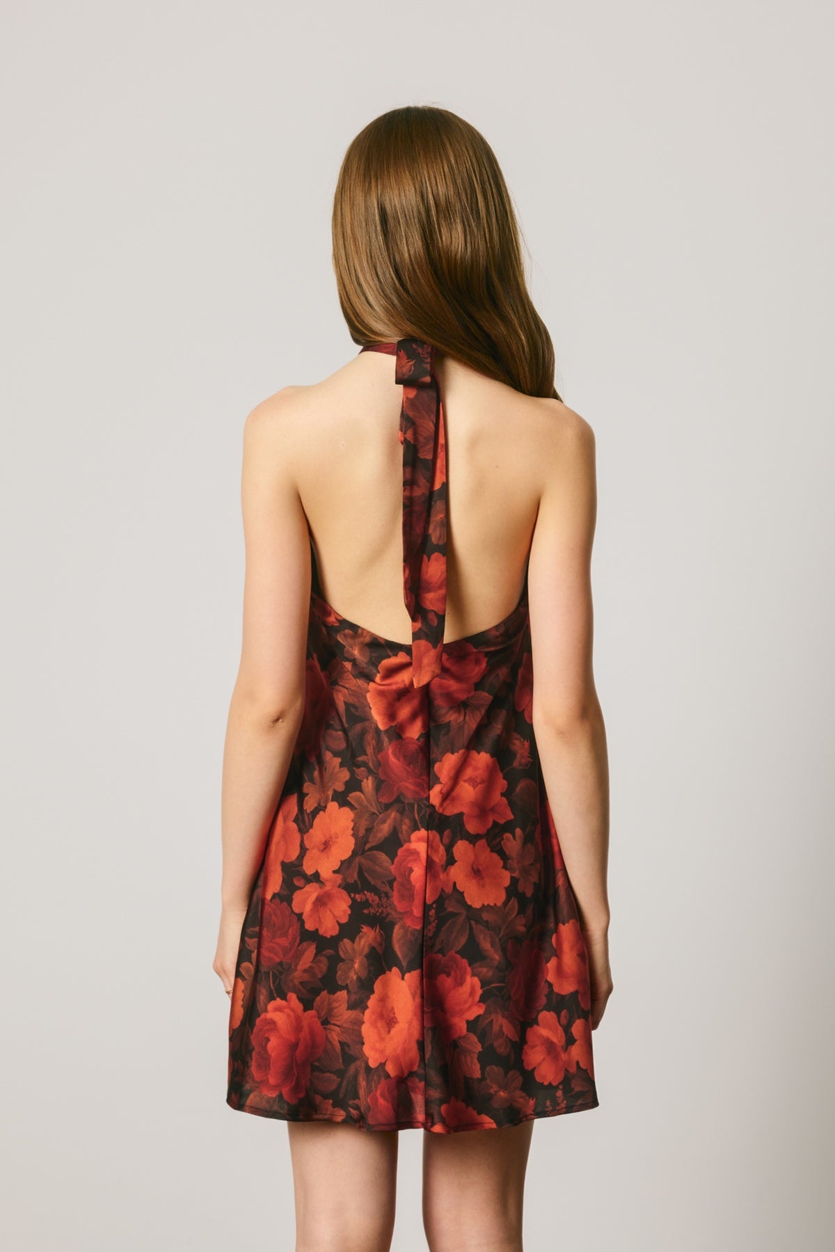 DRESS FORUM - Sangria Rose Mini Dress