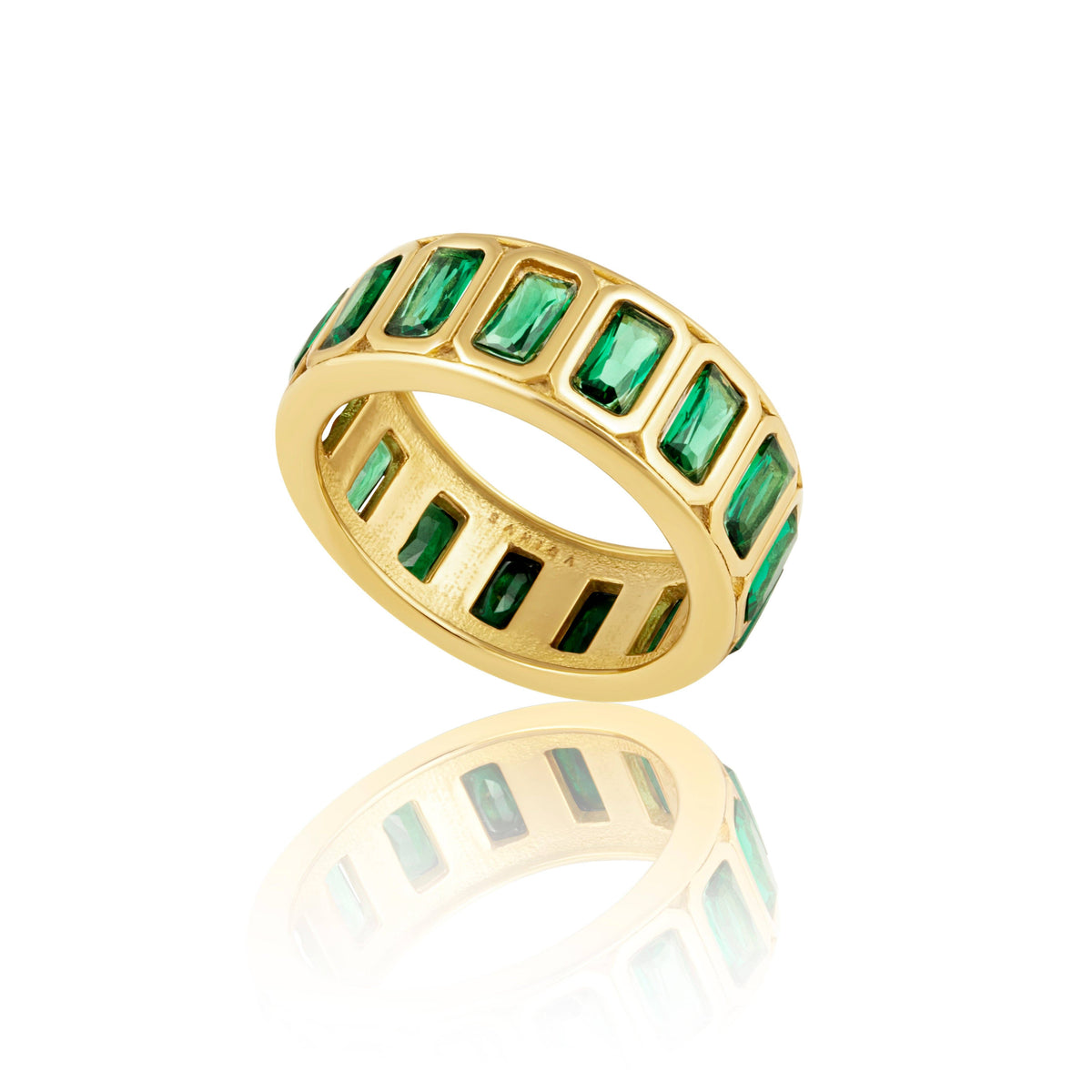 Sahira Jewelry Design - Peyton Emerald Band Ring
