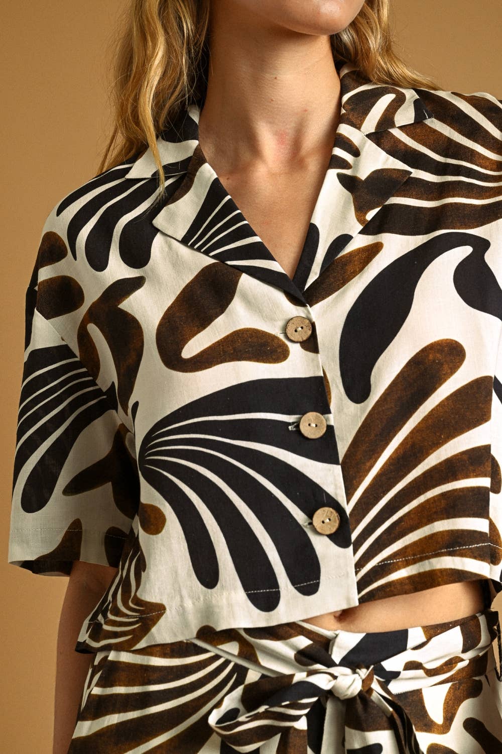 MIOU MUSE -  MULTI COLOR PRINTED BUTTON FRONT SHIRTS