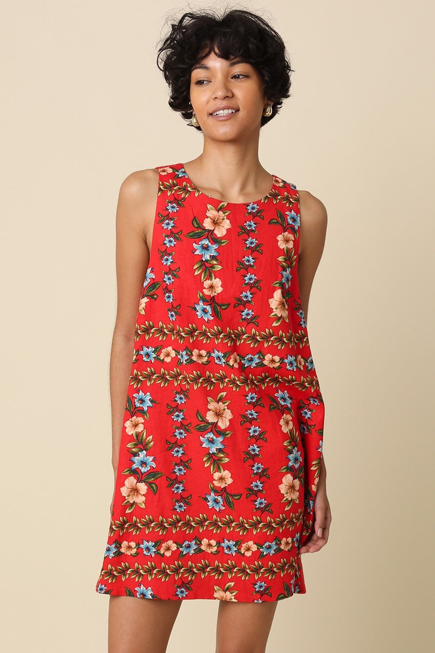 Olivaceous - Hilda Floral Mini Dress
