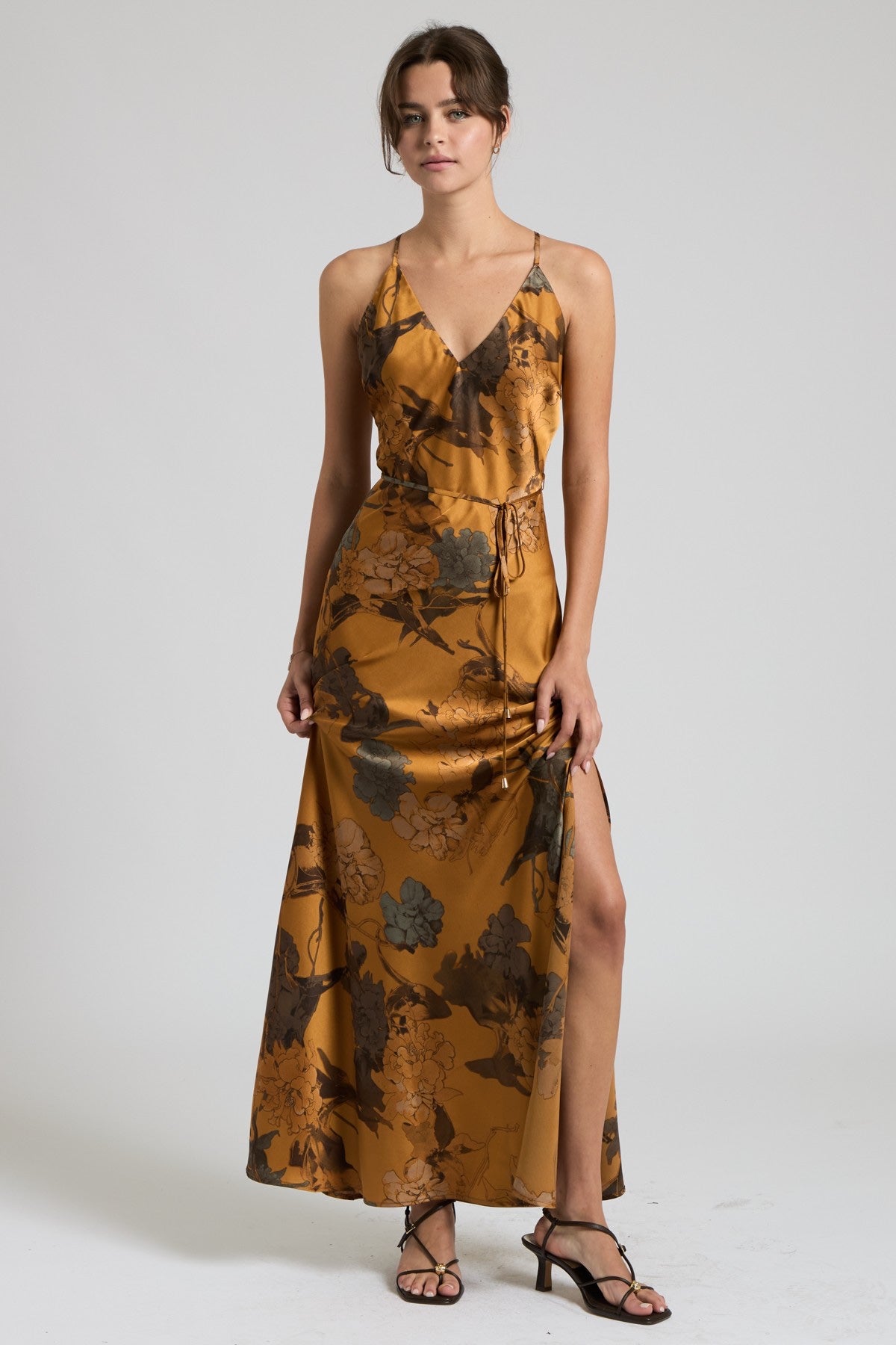 AAKAA - Golden Garden Maxi Dress