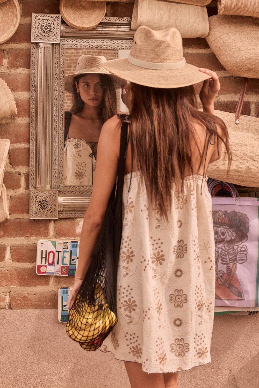 Promesa USA - Embroidered Babydoll Mini Dress