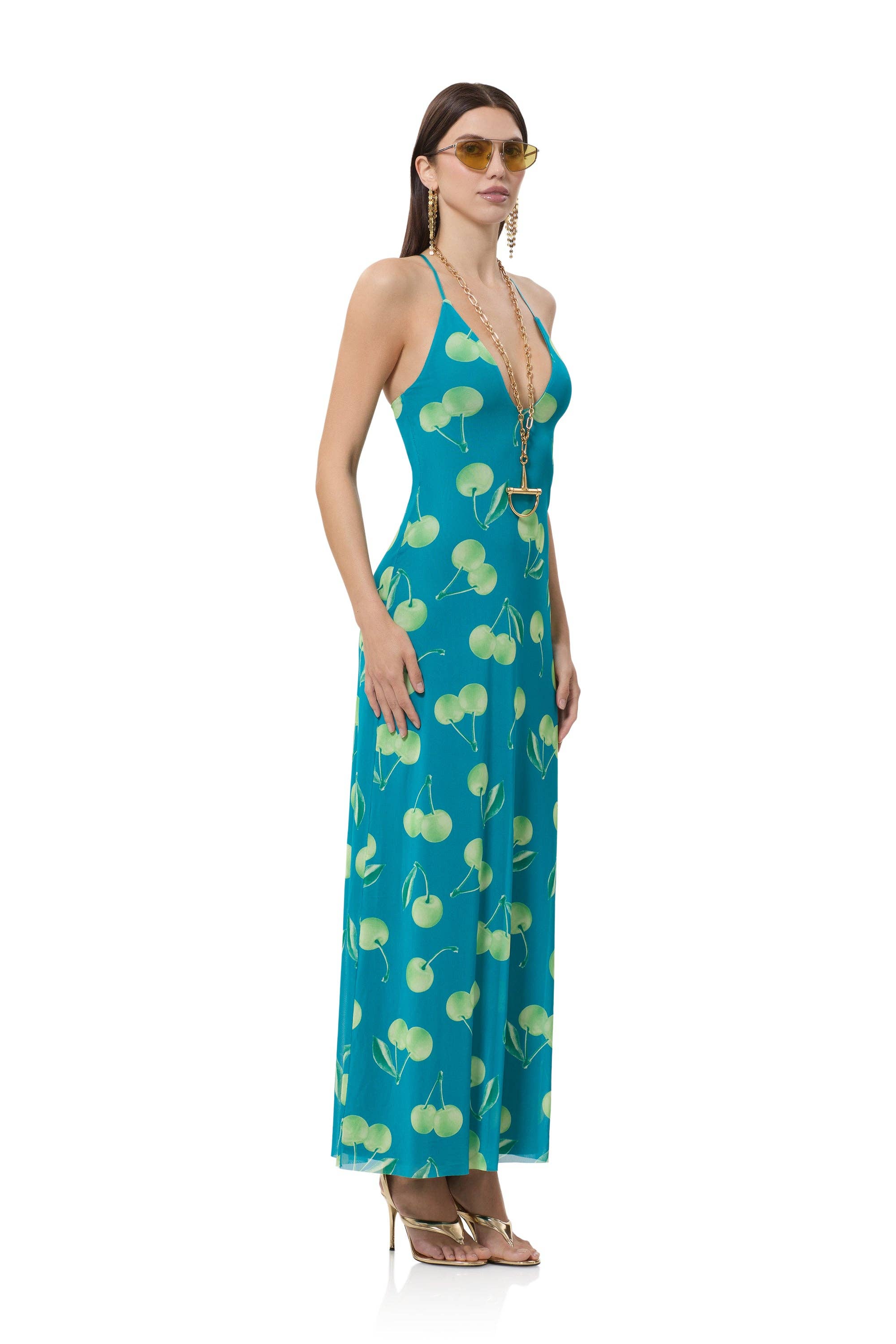 AFRM - Romy Dress - Cherry Teal