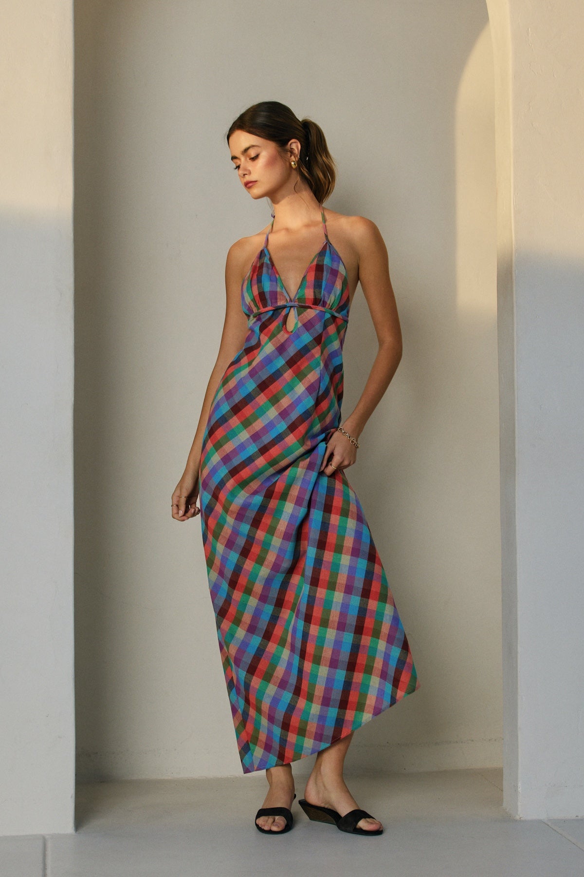 halter top maxi dress pattern 30) Days of Sundresses: The Halter Maxi Dress Tutorial